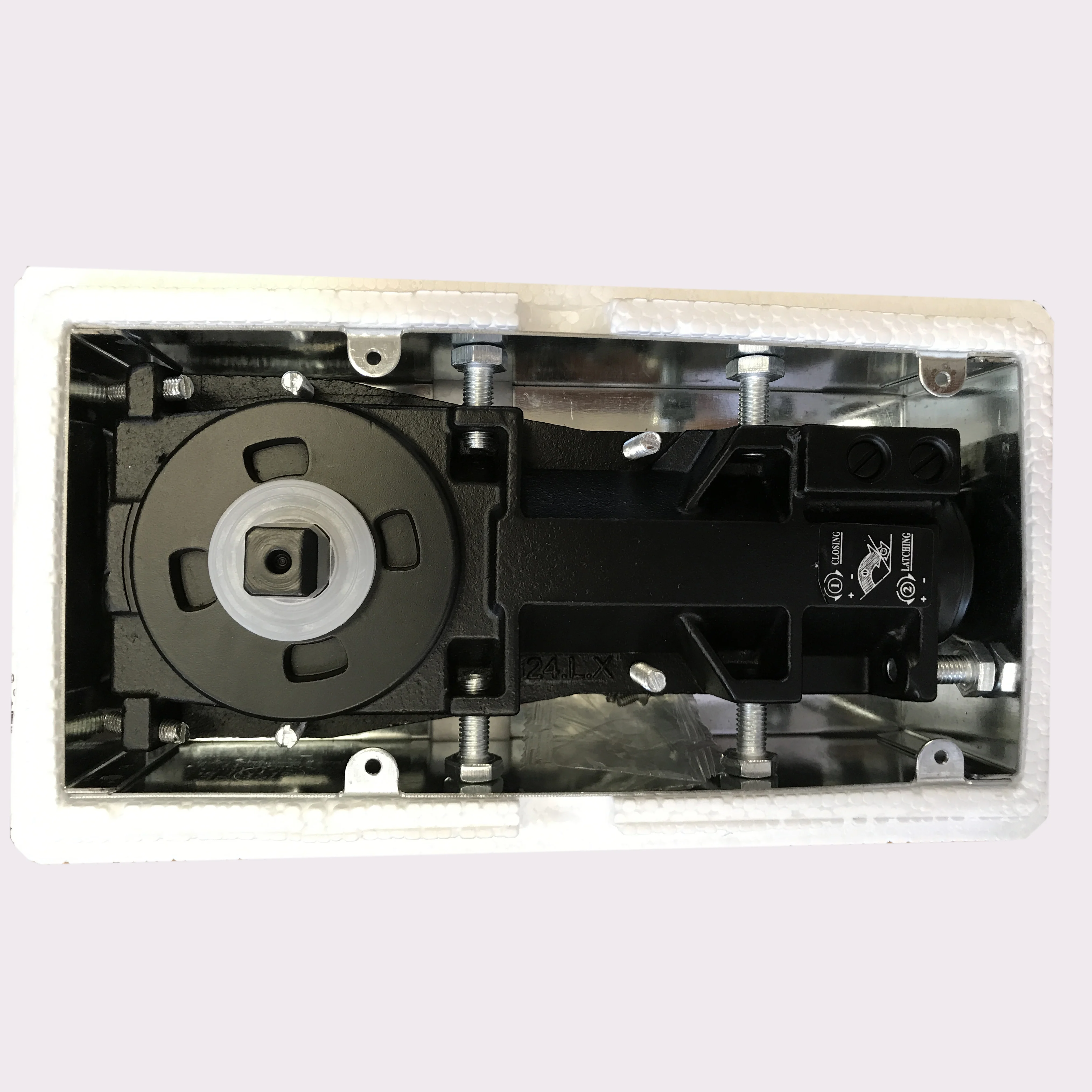 High quality System Concealed Wooden Door with Hydraulic Self-Closing Adjustment Bottom Pivot Accessory floor spring