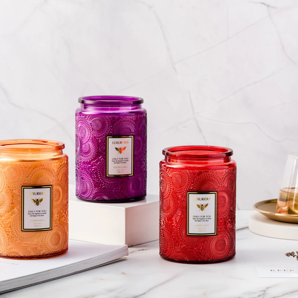 Hot Selling Perfume Air Fresh Private Label  Customized Soy Wax Competitive Product Scented Candles For Home Decoration