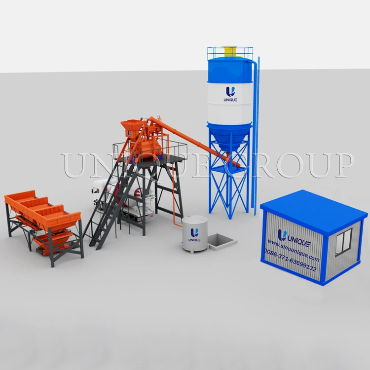 concrete plant small manufacturers simple batching plant for block machine