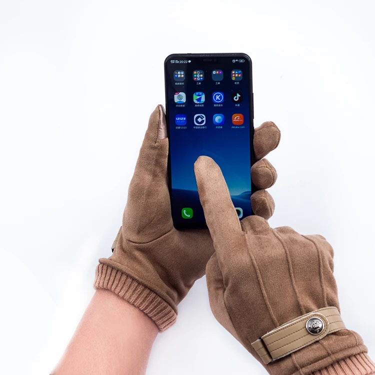 Новый протектор для экрана сенсорного телефона Модный женский свитер, Стильный вязаный винт манжеты перчатки для мужчин