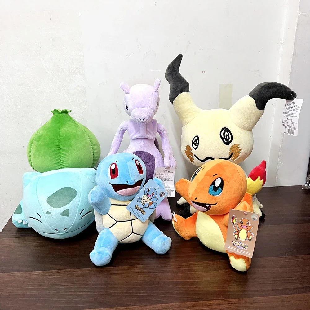 47 Styles Anime Stuffed Animal Toy Peluche Cotton Plush Dolls of Charmander Squirtle Pikachu Bulbasaur Gift for Kids