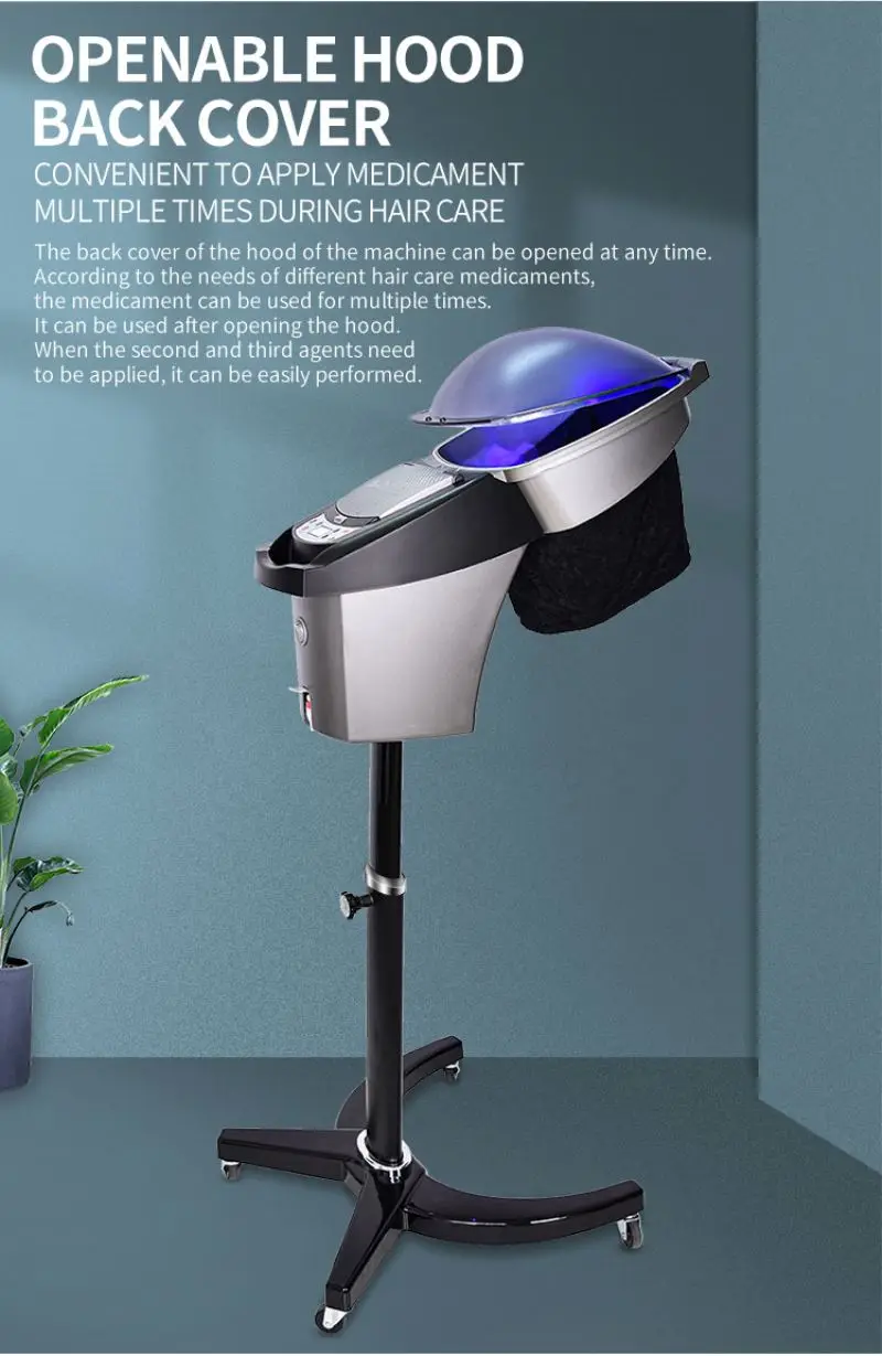 Ready To Ship Oem Hair Beauty Salon Professional Micro Mister Nano Ozone O3 Stand Hair Spa Steamer Machine