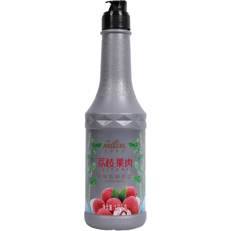 
Eightfold concentrated fruit juice,Litchi pulp juice and grape pulp syrup,Chinese milk tea raw materials factory direct sales 