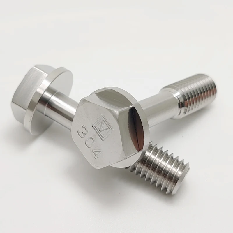 CNC machined Pentagon Bolt fastener High quality Custom Stainless Steel 304 316 Hex Bolt And Nut Pentagon Bolt