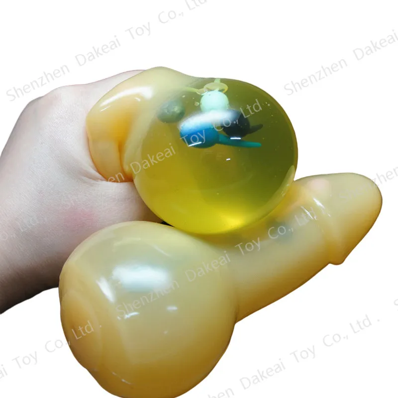 Party Favor Squeeze Penis Stress Relief Ball Anti Stress Squeeze Willy Novelty Gifts
