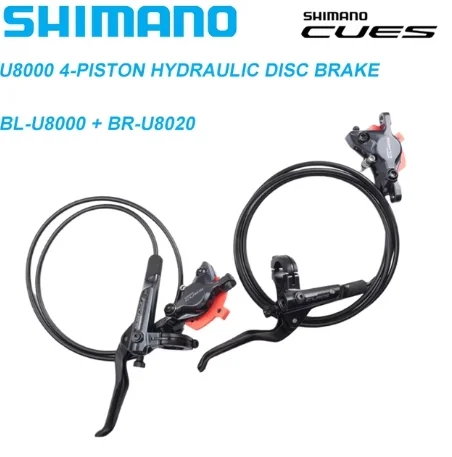 SHIMANO CUES U8020 U8000 Hydraulic Disc Brake BL-U8000 Brake Lever I-SPEC II Clamp Band BR-U8020 4-Piston Caliper Original