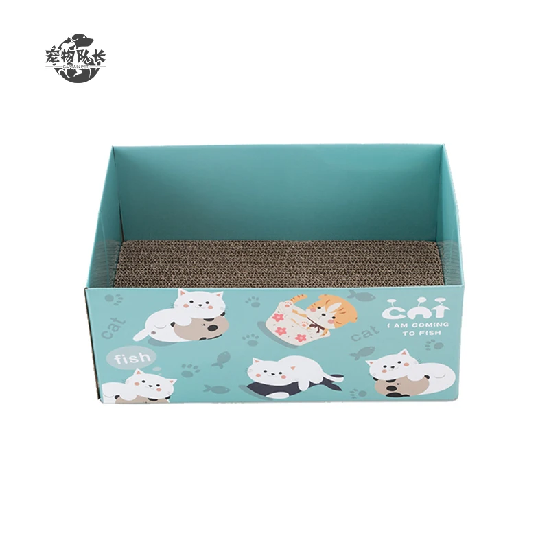 Cat Supplies Corrugated Paper Cardboard Box Cat Scratcher House