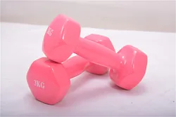colorful custom vinyl adjustable colorful dumbbell set toy dumbbells for kids