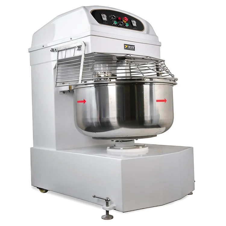 CS260 100 кг 260L промышленная Коммерческая Машина для замешивания хлеба лапши оборудование выпечки спиральный смеситель теста муки