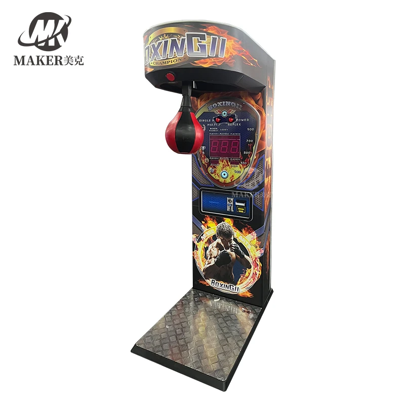 New Coin Operated Electronic Boxing Machine Indoor Kicking And Punching Boxing Arcade Sport Game Machine