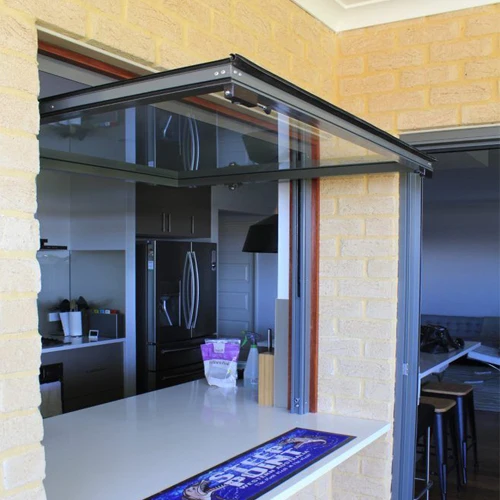 Deda Upward window factory price color can be customized aluminum frame manual Gas Strut 90 degree awning Windows for house