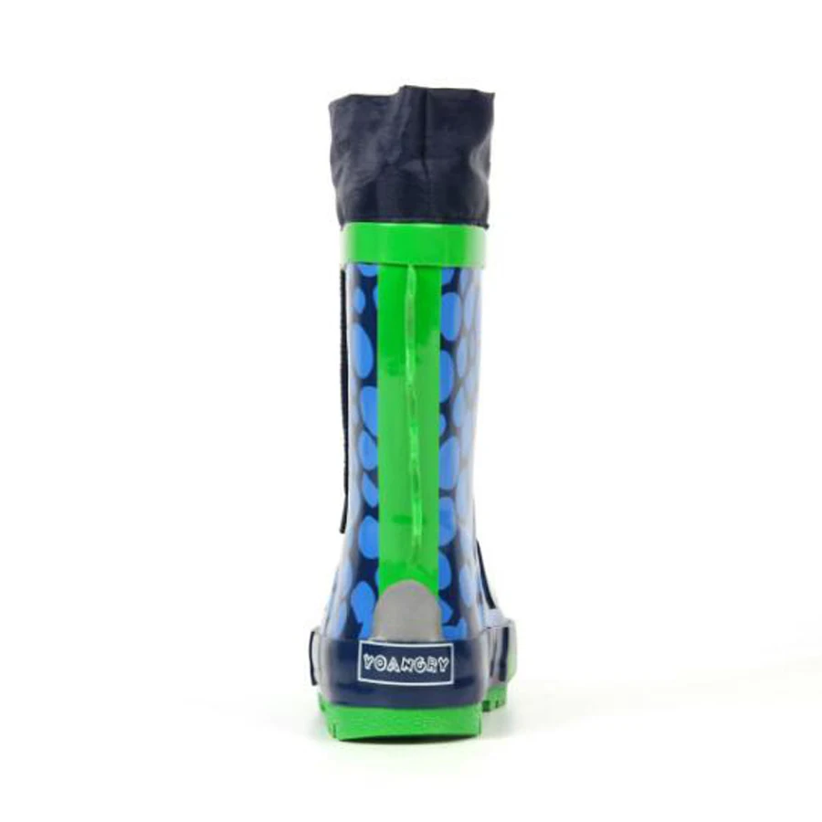 Custom cartoon, little shark color rubber boots for children