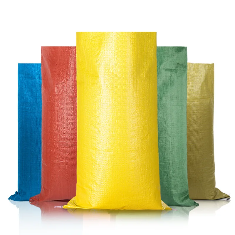 polypropylene woven bag custom heavy duty recycling green pp woven stone island rubbish bag
