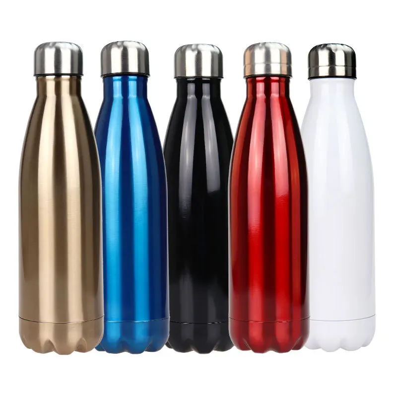 
HDT Wholesale 18 Oz Insulated Vacuum Stainless Steel Cola shape Thermos Flask Sport Water Bottle bouteille isotherme 