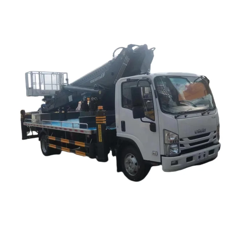 Isuzu 36M Aerial Work Platform Truck Overhead Working Truck Aerial Platform Vehicle Bucket Truck Hydraulic Aerial Cage 3 L  4L