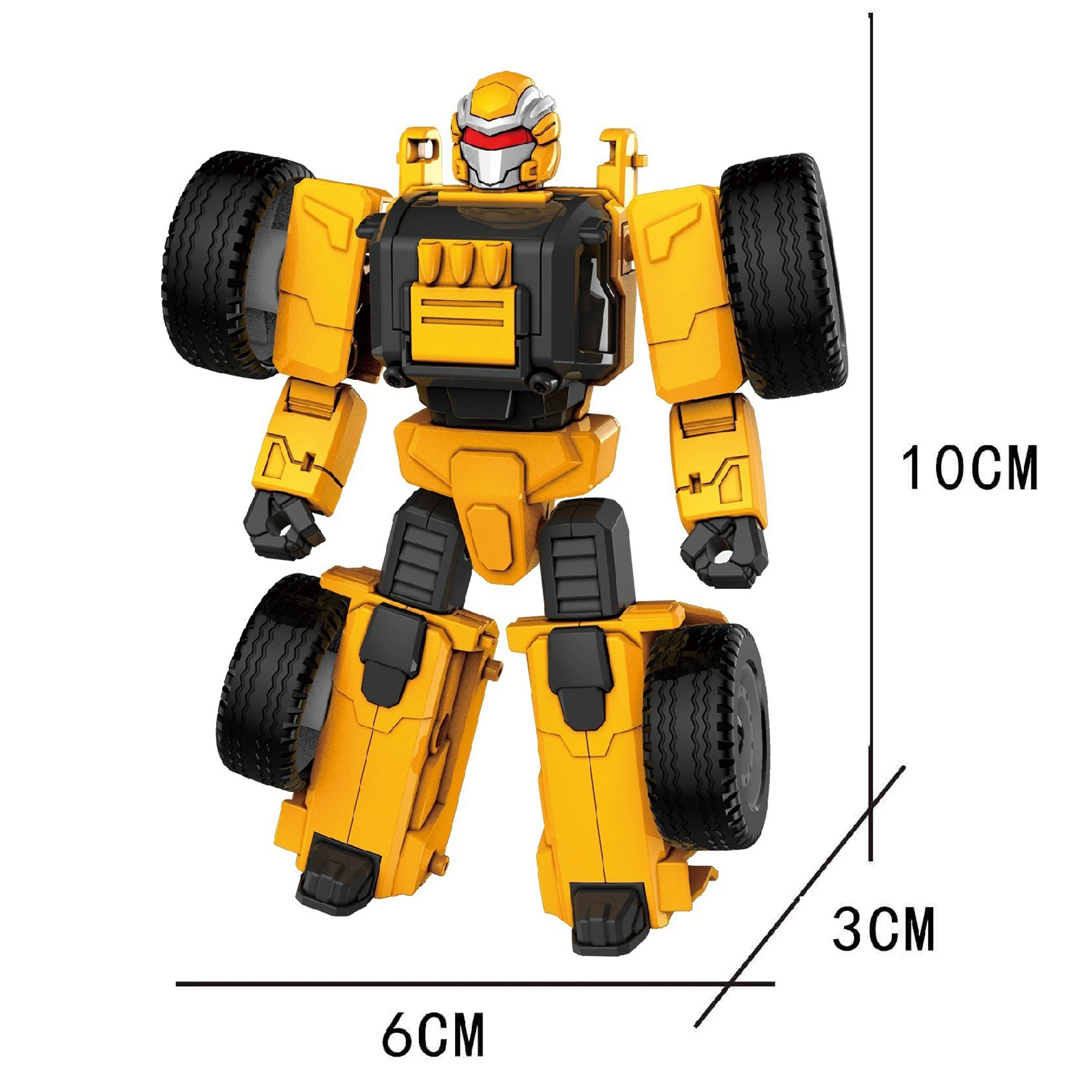 2023 Hot Sale Children  Educational Transform Action Assembled Plastic Vehicle Deformation Robot Model Car
