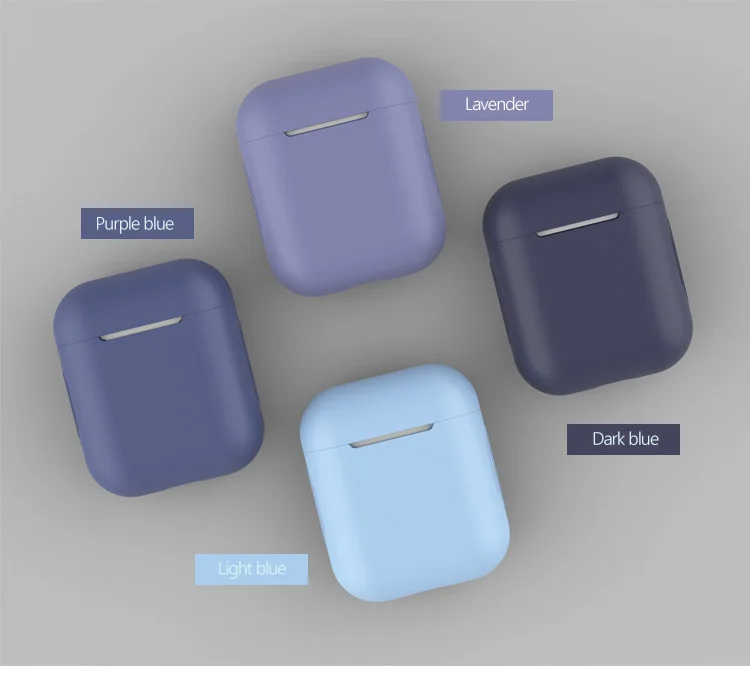 
Wholesale Custom Protective Simple Silicone Case Cover For Airpod Pro Anti-lost Designers For Airpod 2 Case 