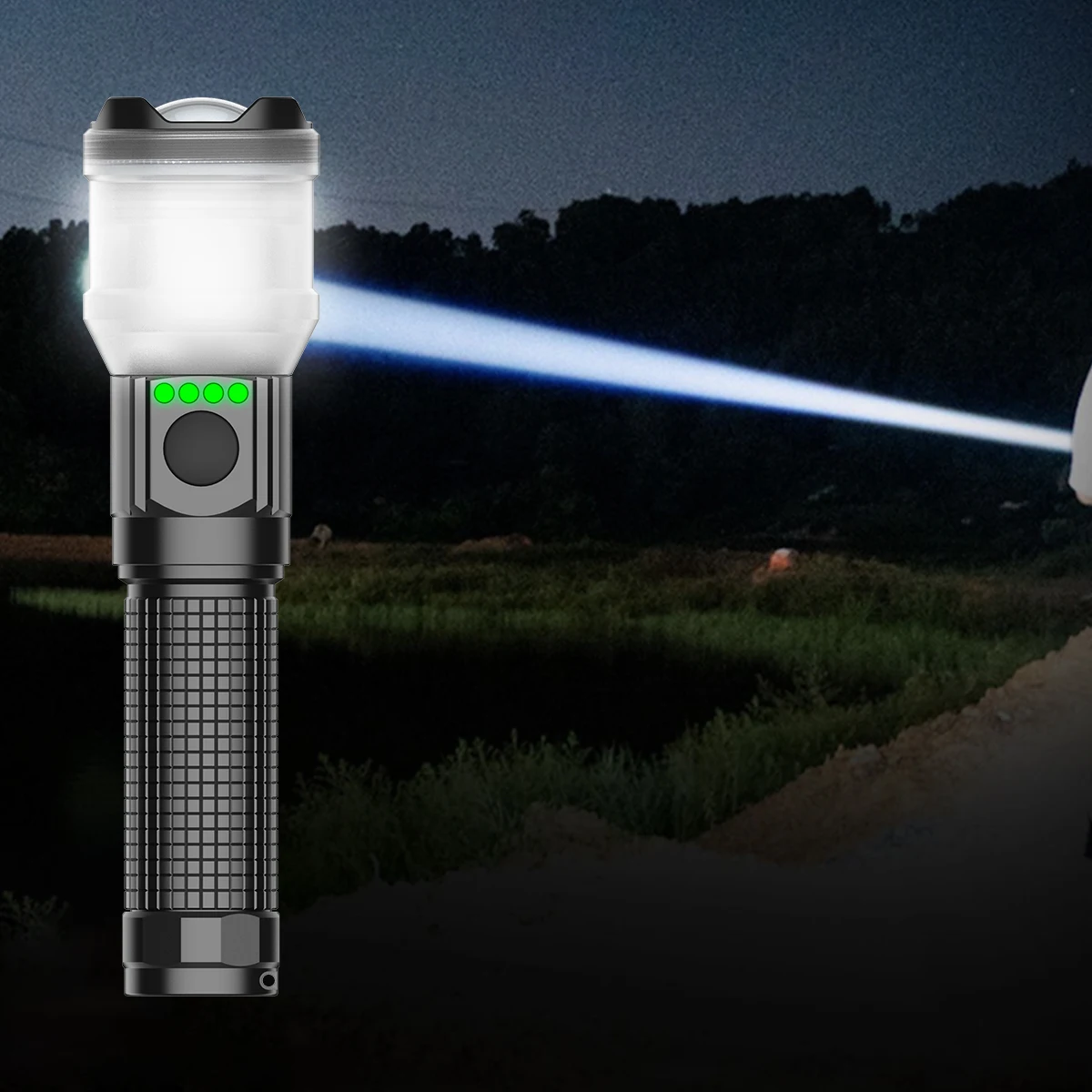 Rechargeable high power torch light Led Tactical White laser Flashlight Torches