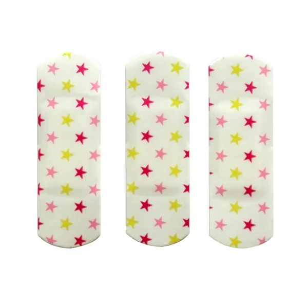 good quality customized printed Bandage cartoon Bandaid with Tin Box Package