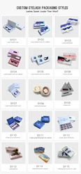 Alibaba best sellers private label false eyelash box storage