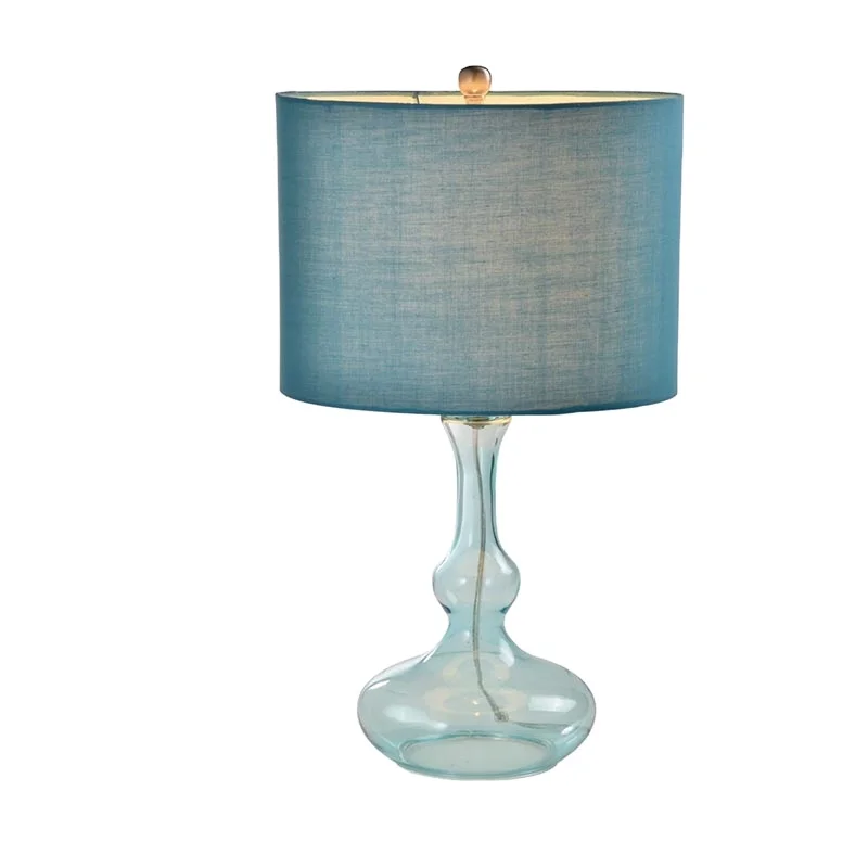 table lamp with glass base