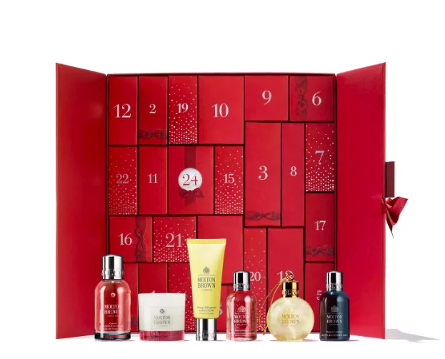 Custom Paper Gift Box Advent Calendar Bag Candy Package Bath Bomb Advent Calendar For Cosmetic Makeup