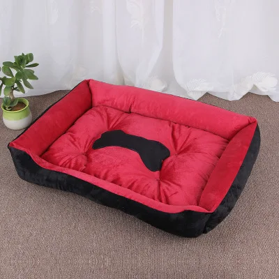 Thickened warm winter cotton golden retriever Labrador big dog bed deep sleep comfortable pet mat dog mattress