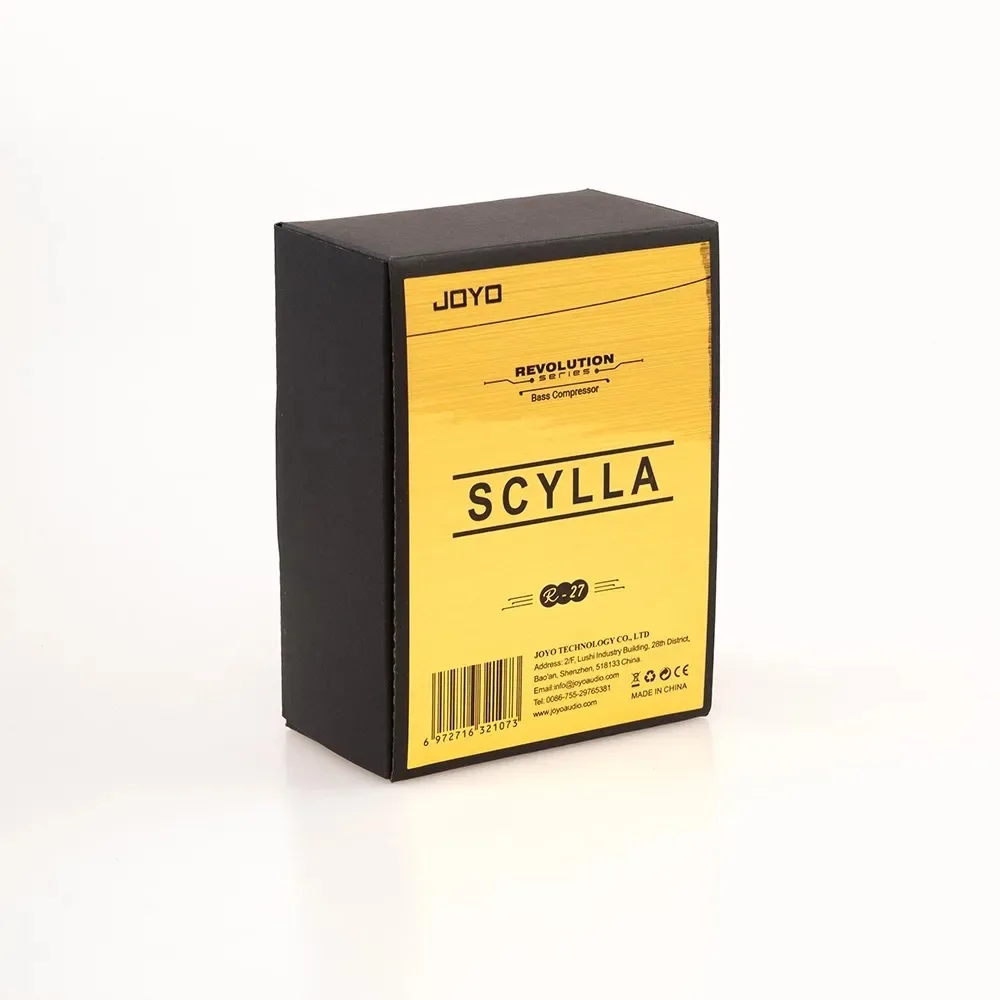 JOYO R-27 SCYLLA Bass Compression Effect Pedal Studio Grade Bass Pedal Low Noise High Dynamic