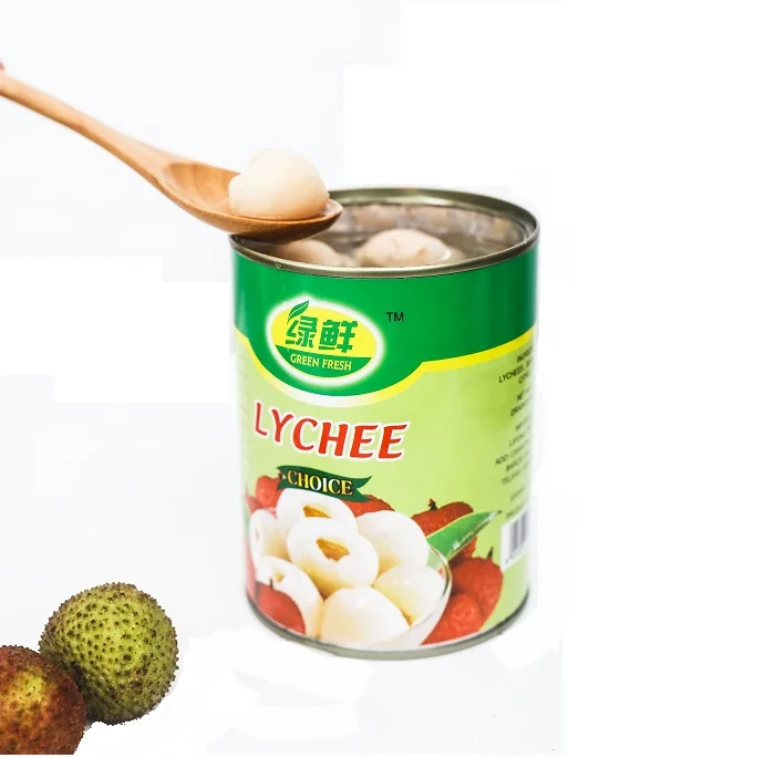 Chinese    factory supplier new season canned fruit in tin pachage canned fruit canned lychee / lichee whole in syrup