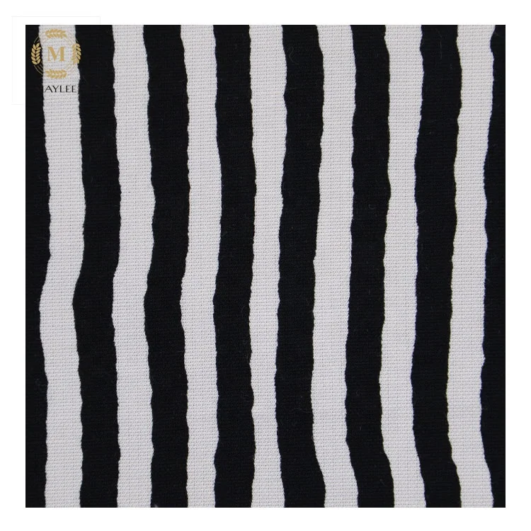 12526 полосатый принт # вискоза Тенсел Вискоза Льняная Ткань для женских платьев юбки брюки костюмы
