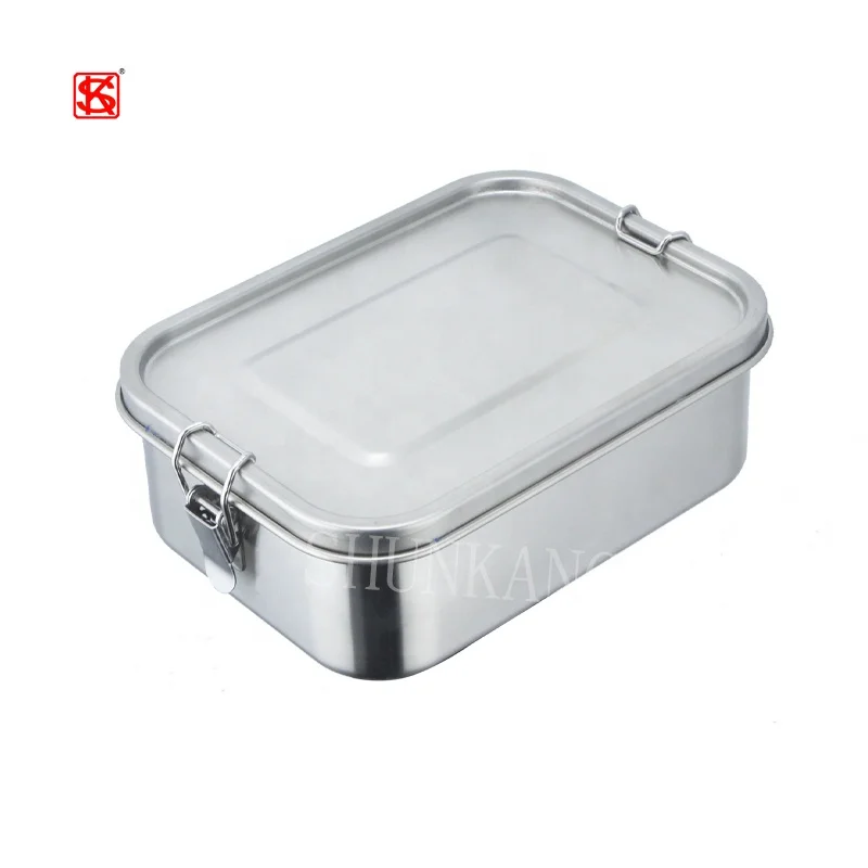 Non-Disposable Eco-Friendly Stainless Steel Lunch Box Food Storage Containers nBento Box For Kids