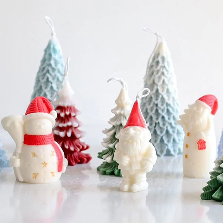 MHC soy wax Custom Liquid Resin Molds New 3D Handmade Scented Candle Mould Manufacturer candle molds silicone rubber