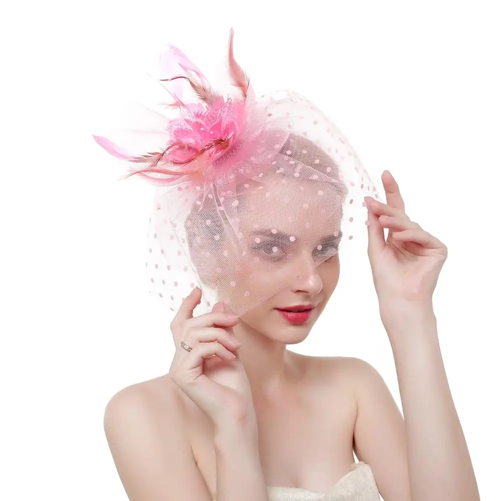 2020 Wedding fascinators and hats kentucky derby hat wedding hats women party