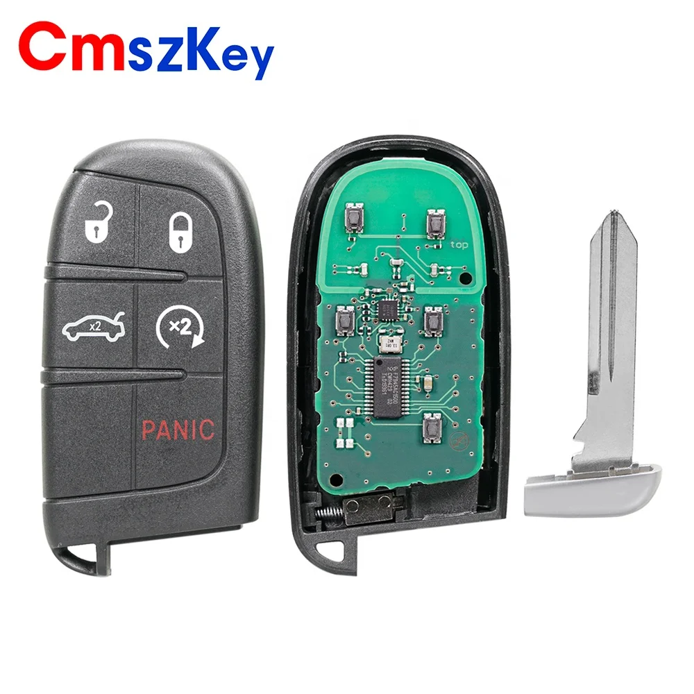 For 2011 - 2018 Chrysler 300 Dodge Journey 2B 3B 4B 5B Smart Remote Key Fob 433Mhz M3N40821302 46 Chip