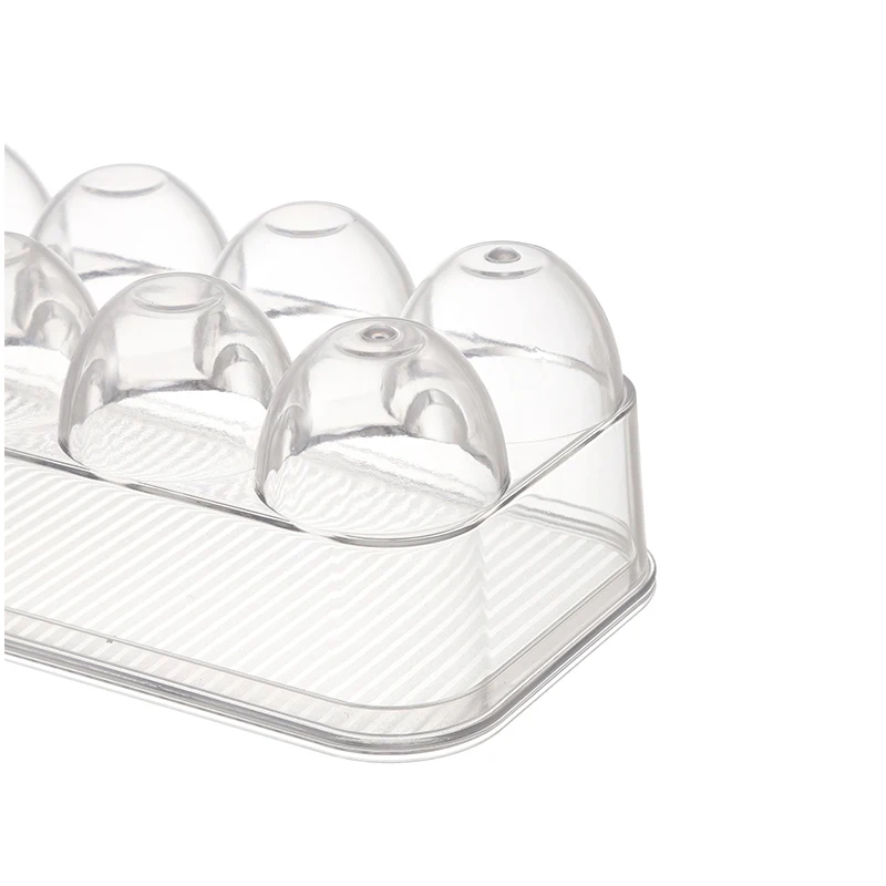 Transparent 14pcs Capacity Egg Storage Box Lid Protection Remaining Visible Refrigerator Organizer Bins