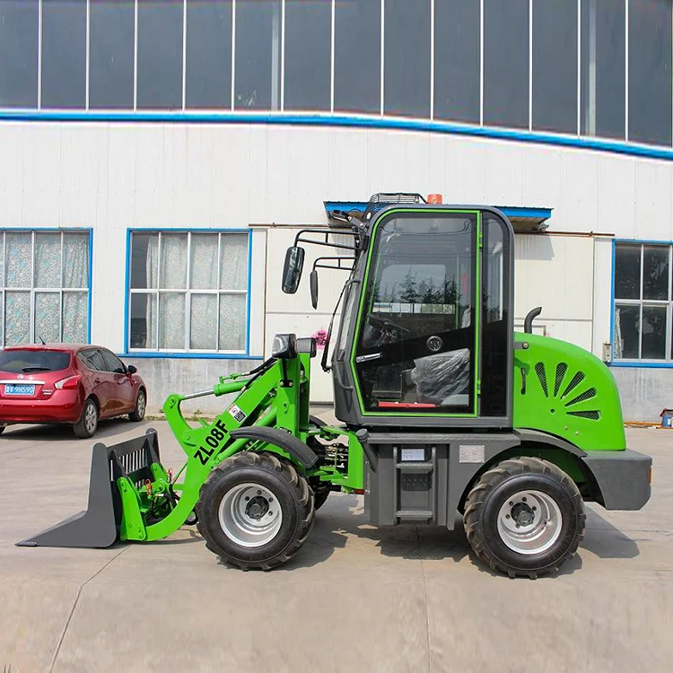 Hydrostatic transmission 908 800KG green garden trucking mini wheel loader compact