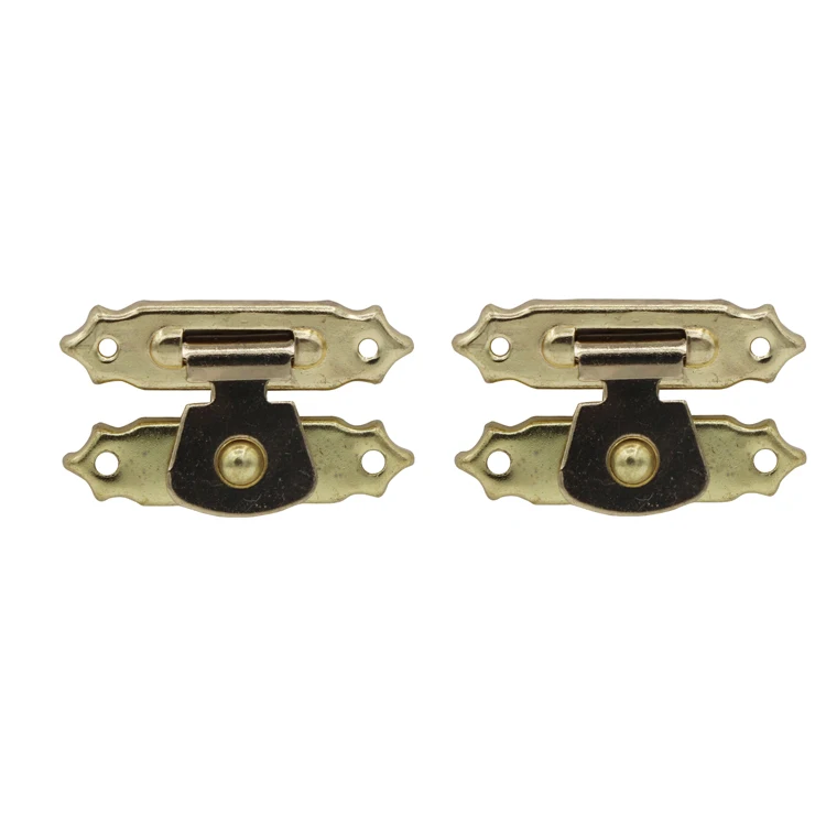 Plastic pencil acrylic case box metal decorative button press lock