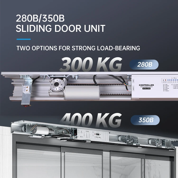 2024 New Price Heavy Duty DC Brushless Motor Electric Automatic Sliding Door Operator System for Glass Door