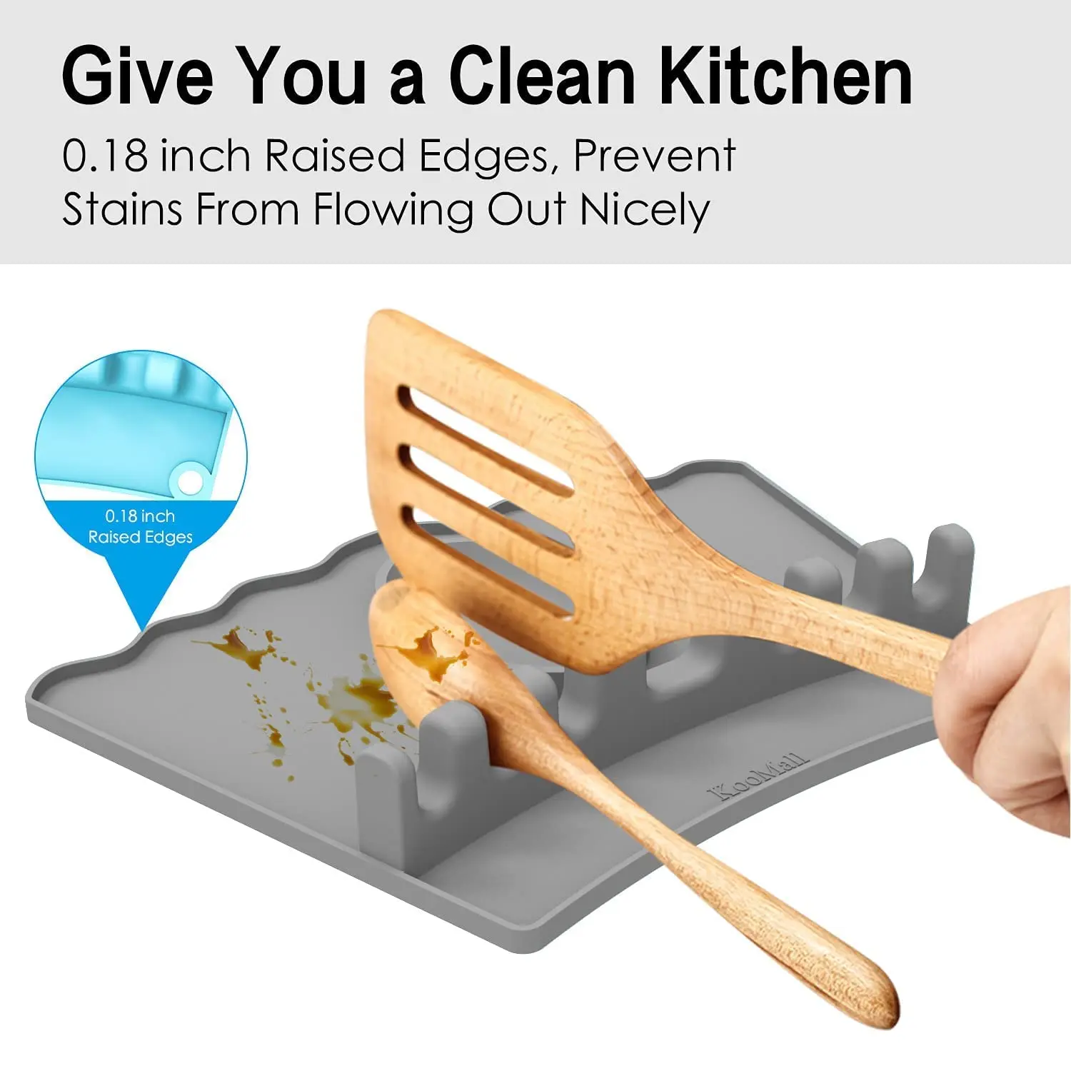 Высококачественная новая Нескользящая термостойкая кухонная утварь, подставка для ложки, подставка для ложки, держатели для посуды, силиконовая утварь с капельной подушкой