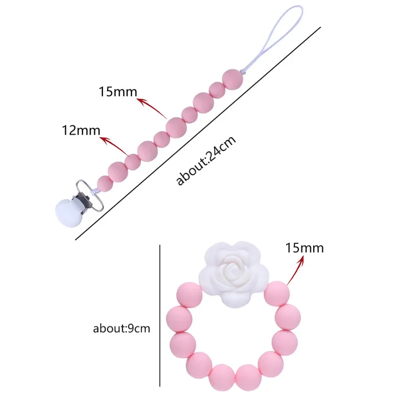 Китайский поставщик, новинка, модный силиконовый Прорезыватель для зубов на заказ, подарок для новорожденных