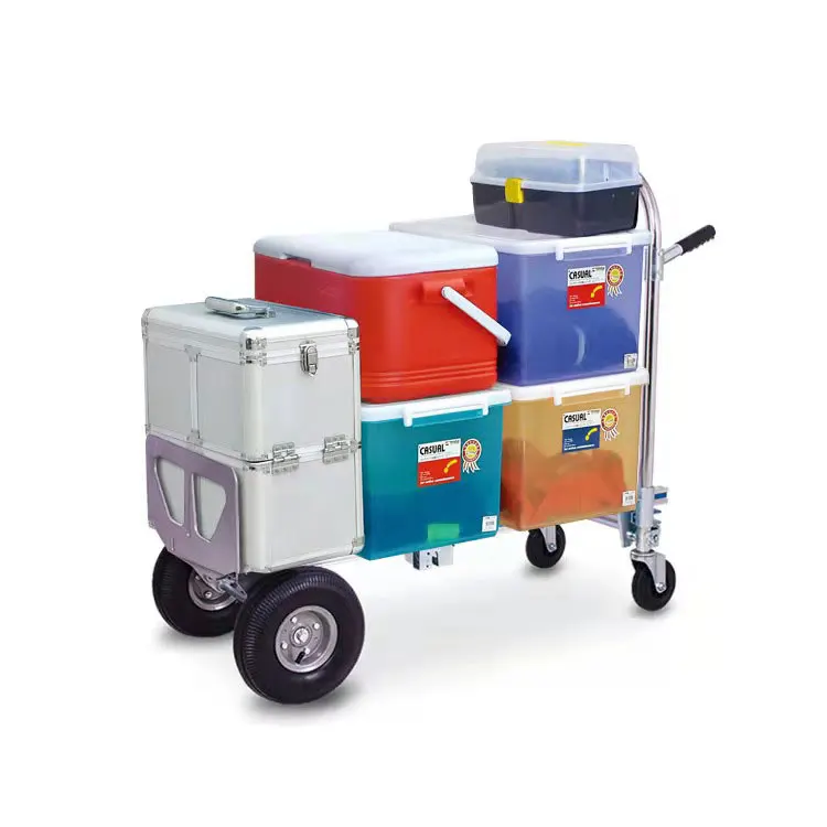 Solid Tyre Loading Cart  Pull Car  Hand Truck OM2143 hand truck trolley heavy duty