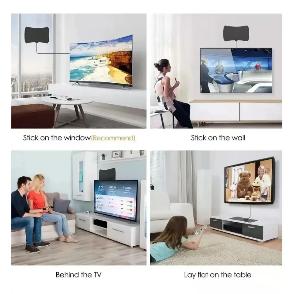 uhf vhf flim antenna de remote control tv amplified hd digital outdoor for smart  indoor hd digital satellite tv antenna