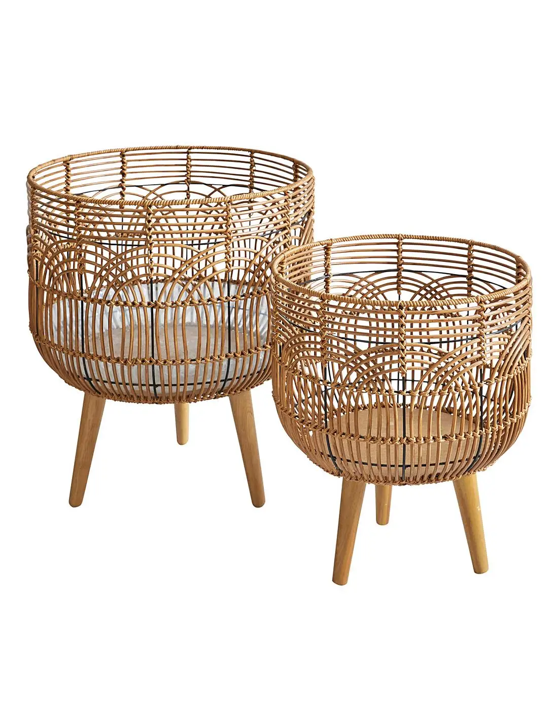 Extra Large Decorative Home Baskets Flowers Handmade Boutique Decoration Storage Hand-Woven Flower Pot Decor Basket