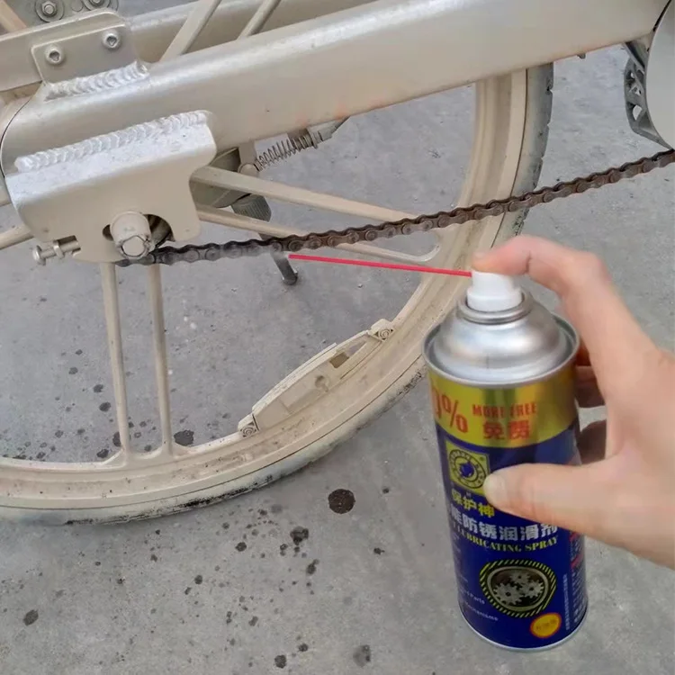 Free Sticky Mechanisms Eco-friendly 450ml Anti-rust Rust Lubricating Spray for Metal Protection