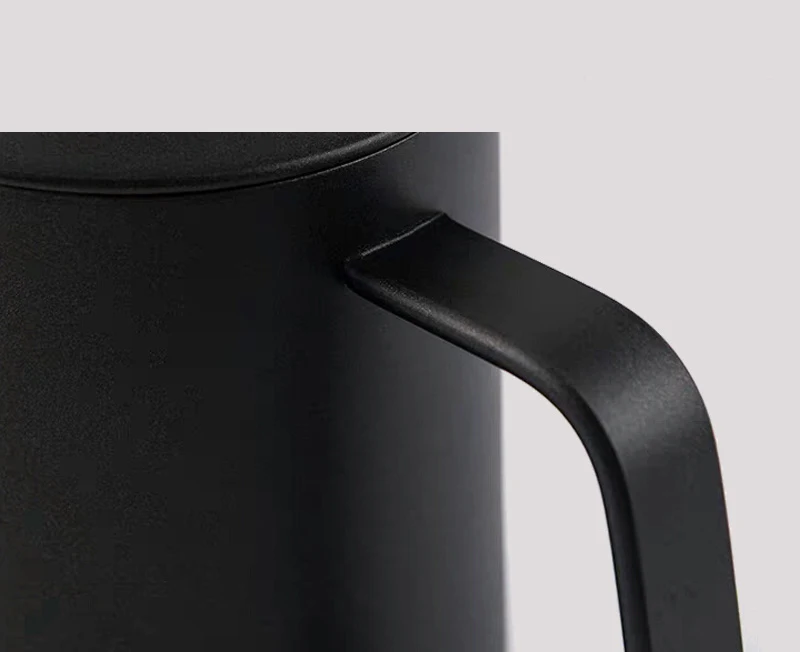 New Product Black Coating 600ml Stainless Drip Tea Hand Goose Neck Kettle Offices Pour Over Coffee Pot