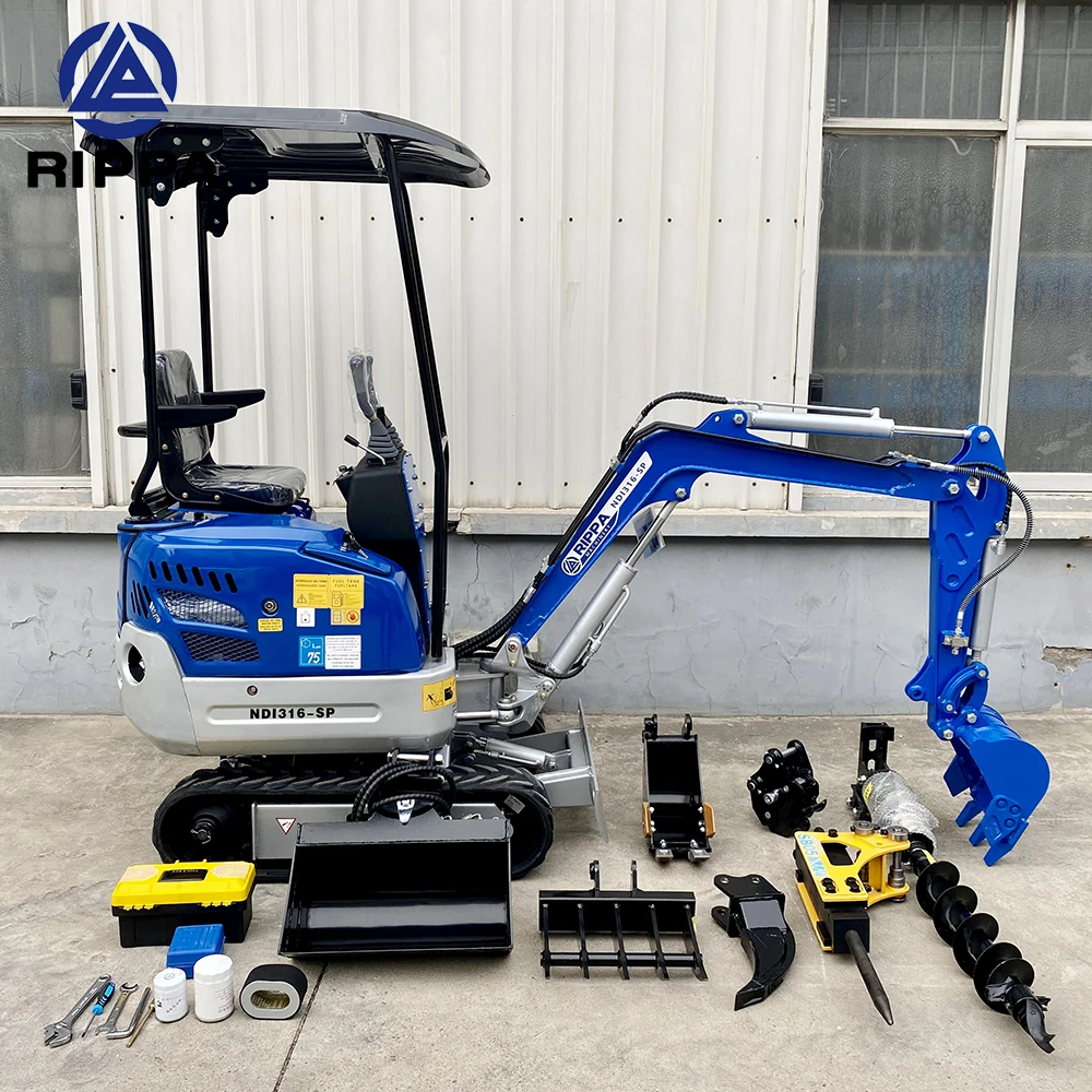 Chinese New Mini Crawler Digger Excavator Machine CE EURO5 Epa Engine Cheap 1 1.5 2 2.5 3 3.5 ton Mini Excavator