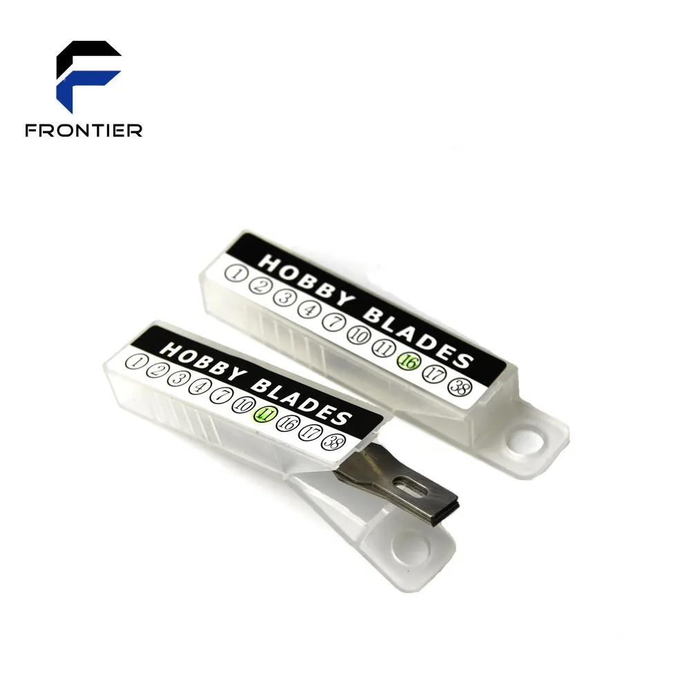 FRONTIER Precision 10 PACK No.17 11 Carving Knife Blades Hobby Knife Blades