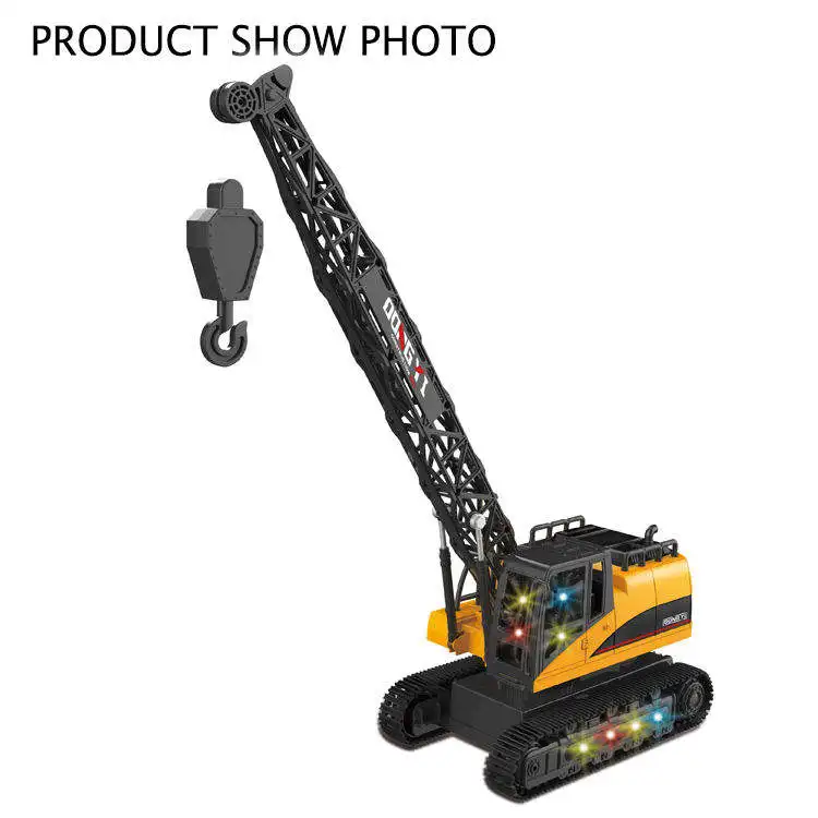 Remote Control Crane Model bulldozer 1/12 12CH Radio Control Car RC Construction Truck Engineering Vehicles Crawler Crane