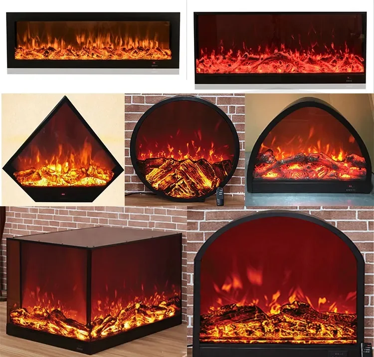 custom 4 sided electric fireplace mounted built in electric fireplace spacer heating classic electric fire place