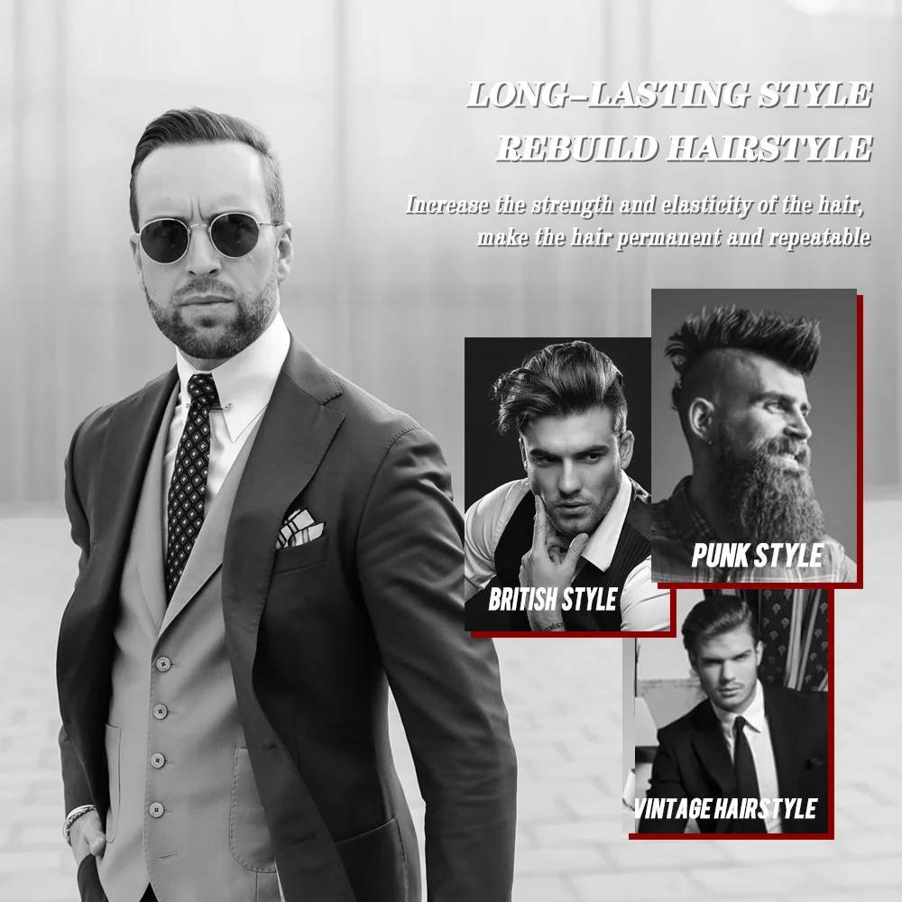 Hair Wax Water Based Lasting Hold Styling Pomade 100/150/200ml Custom Styling Hair Pomade for men